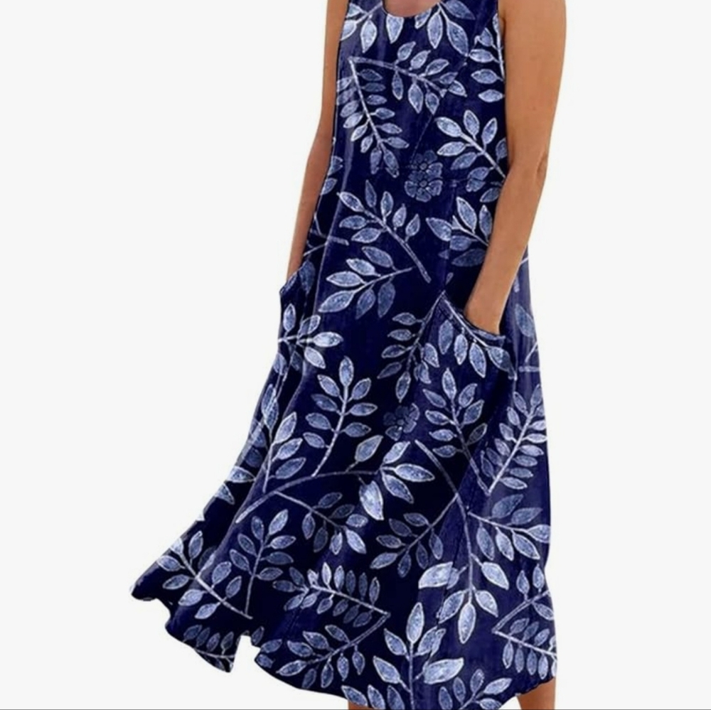 Sleeveless maxi dress sz 2x